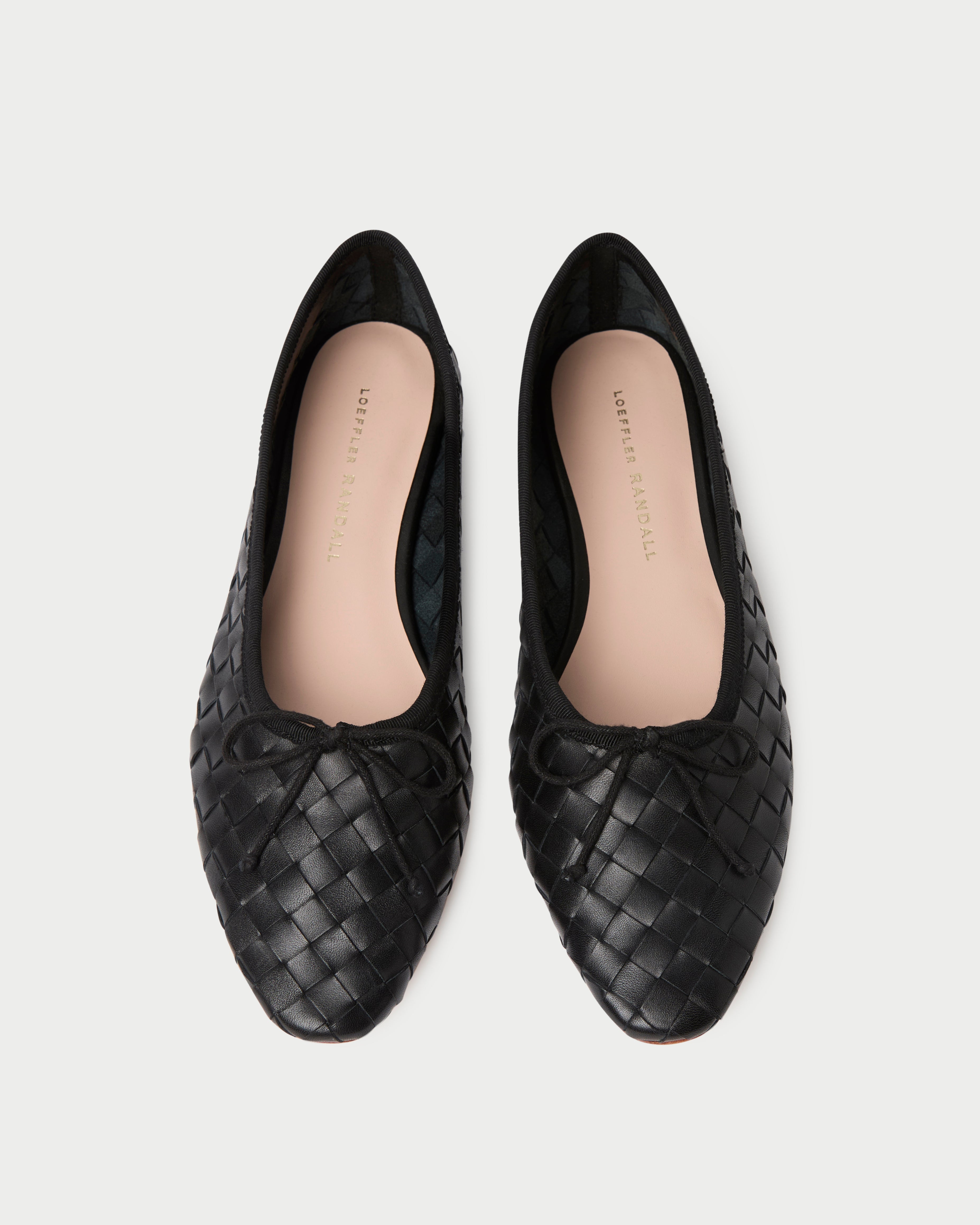 Landry Black Woven Ballet Flat l Flats l Footwear