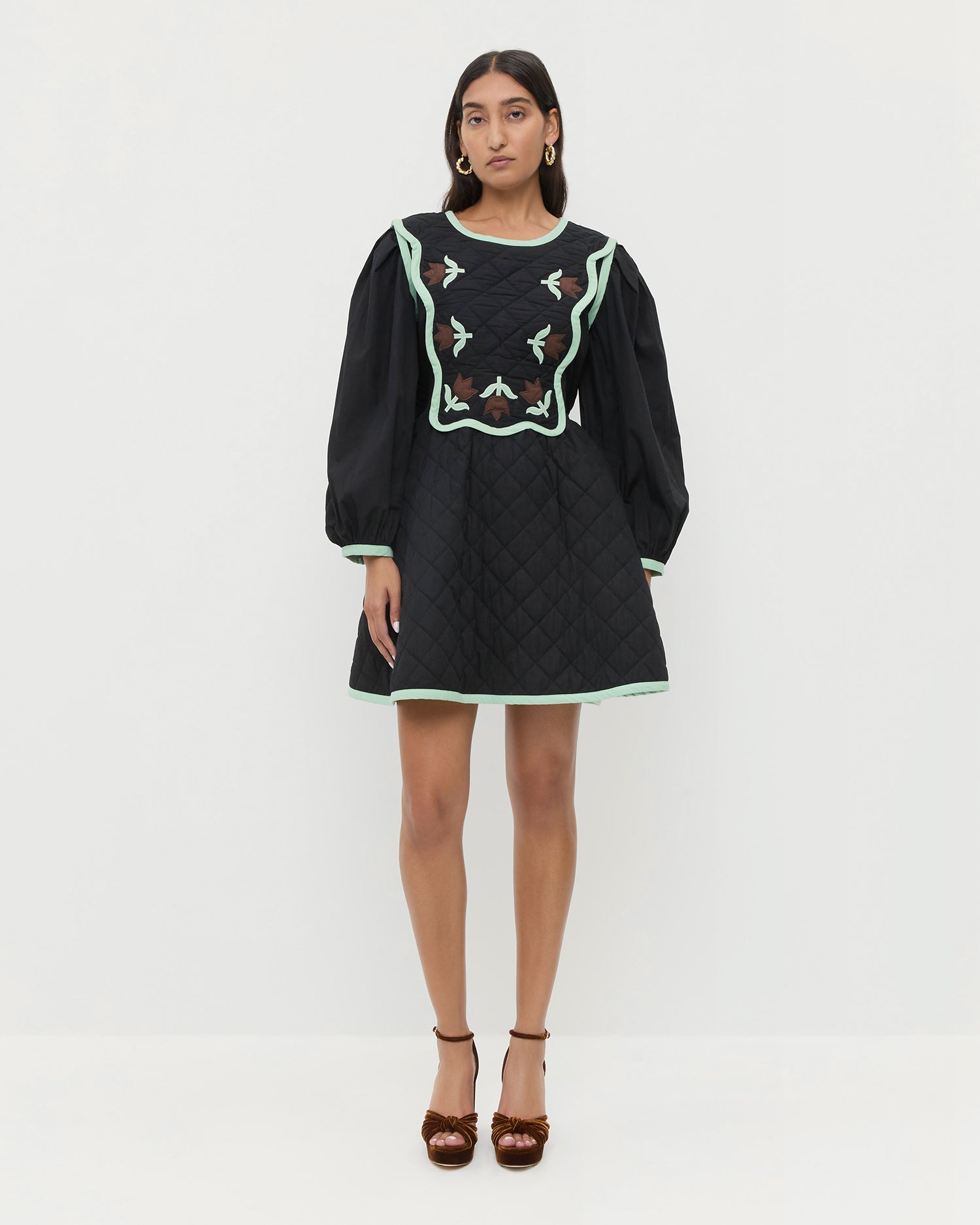 laney mini dress Laney Black/Mint Short Dress | Dresses