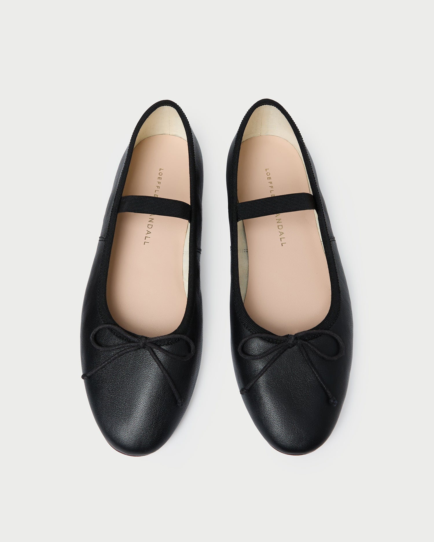 Leonie Black Leather Ballet Flat | Flats | Footwear