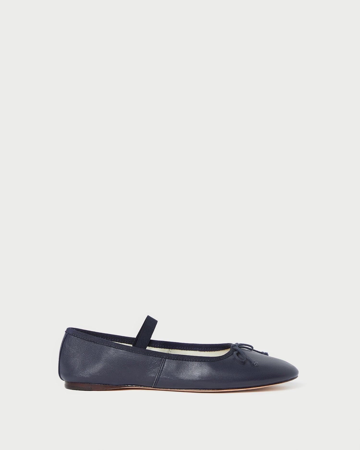 navy blue dress shoes flats Loeffler Randall Women's Leonie Leather Ballet Flats - Navy