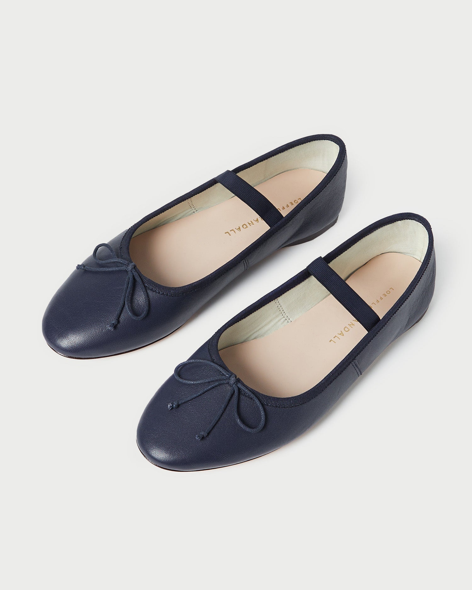 Loeffler Randall Women's Leonie Leather Ballet Flats - Navy - Size 5.5 Loeffler Randall Women's Leonie Leather Ballet Flats - Navy - Size 5.5