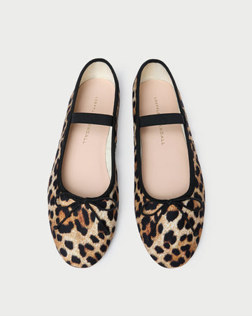 Leonie Leopard Jersey Ballet Flat | Flats | Footwear