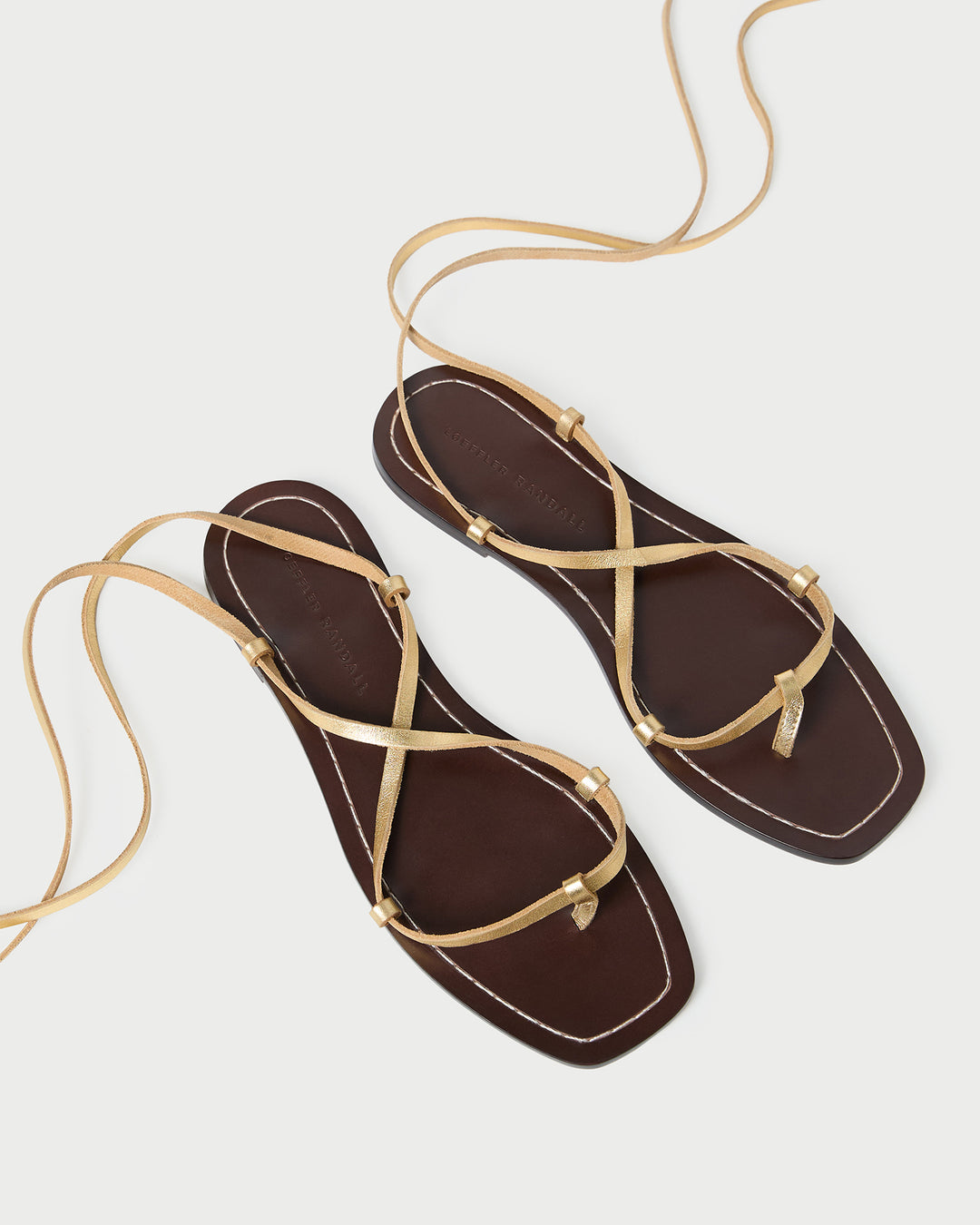 LEENA SANDAL, GOLD METALLIC