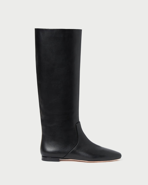 ロングブーツ Magic Spandex Lillian Basic Long Boots (6 cm, 5 COLOR) Lillian Black Leather Tall Boot | Tall Boots | Footwear