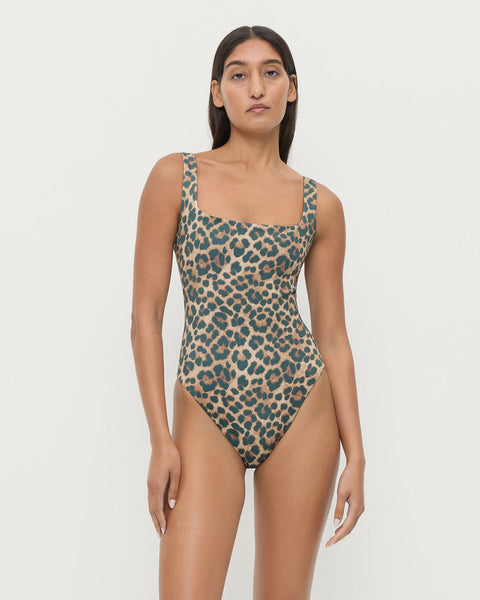 LOF X LR Leopard Streamline One Piece | Swimsuit | Swimwear