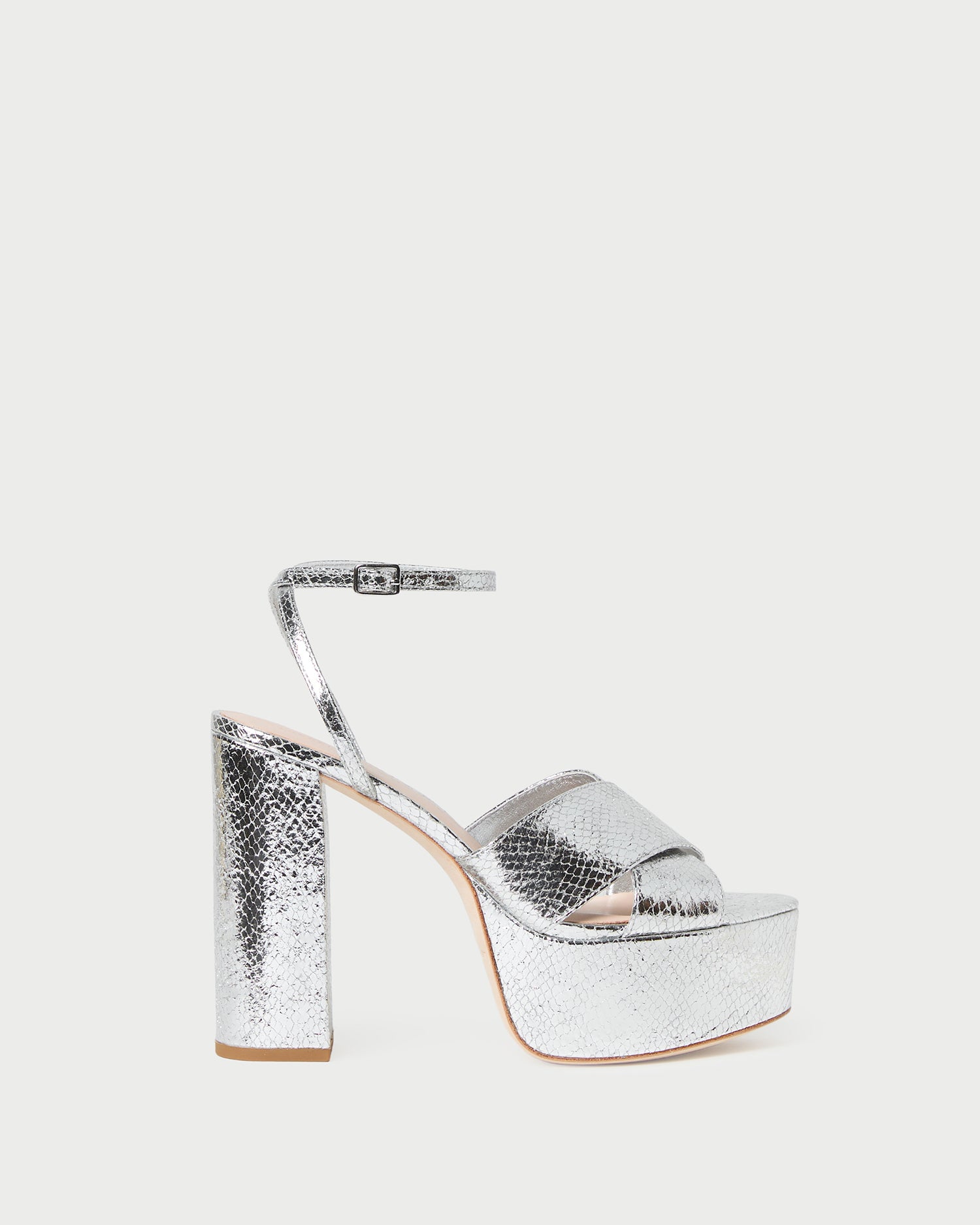 silver platform dress sandals Cushionaire Women's Cherry Platform Dress Sandals Patent Red Patent / Medium / 11