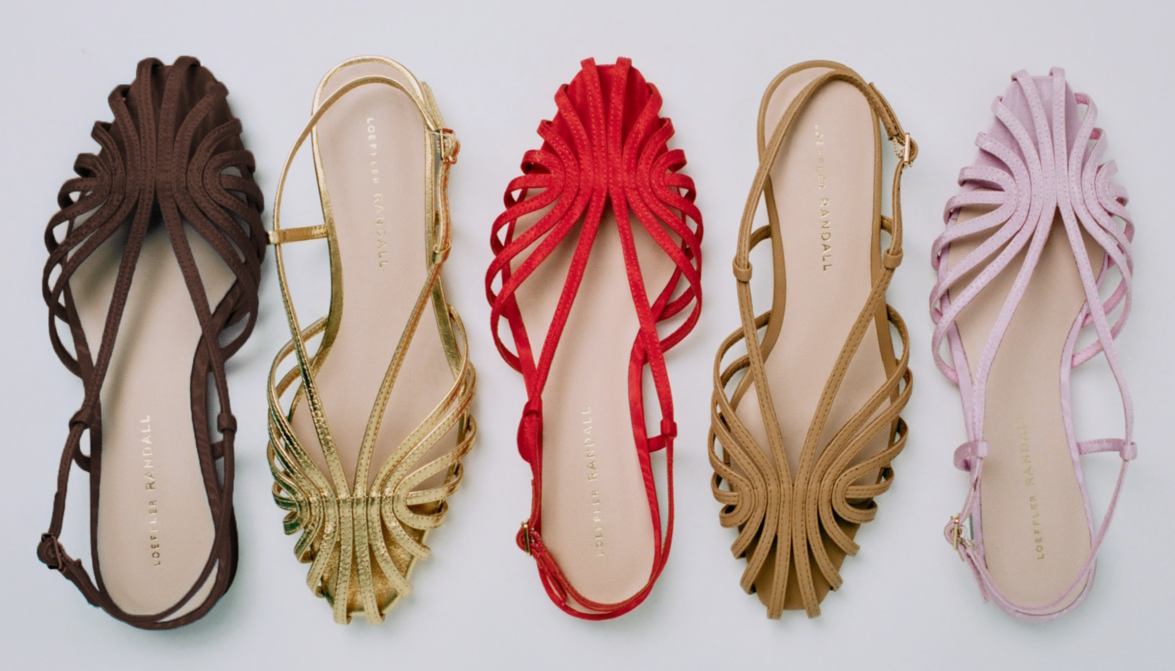 Devon Chocolate Moiré Slingback Sandal, Devon Gold Slingback Sandal, Devon Red Moiré Slingback Sandal, Devon Dune Slingback Sandal, Devon Pink Moiré Slingback Sandal - Loeffler Randall