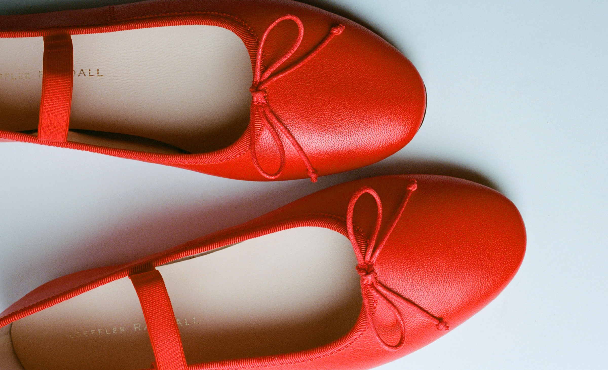 Leonie Red Leather Ballet Flat - Loeffler Randall