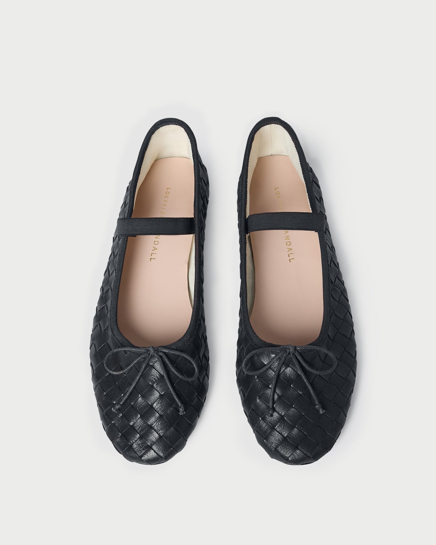 Leonie Black Woven Ballet Flat l Flats l Footwear