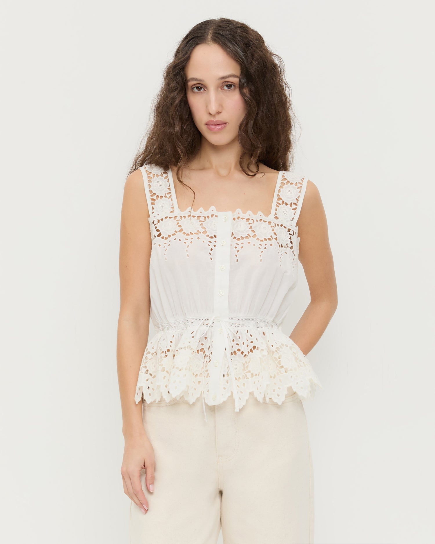 Manon White Top | Tops | Apparel