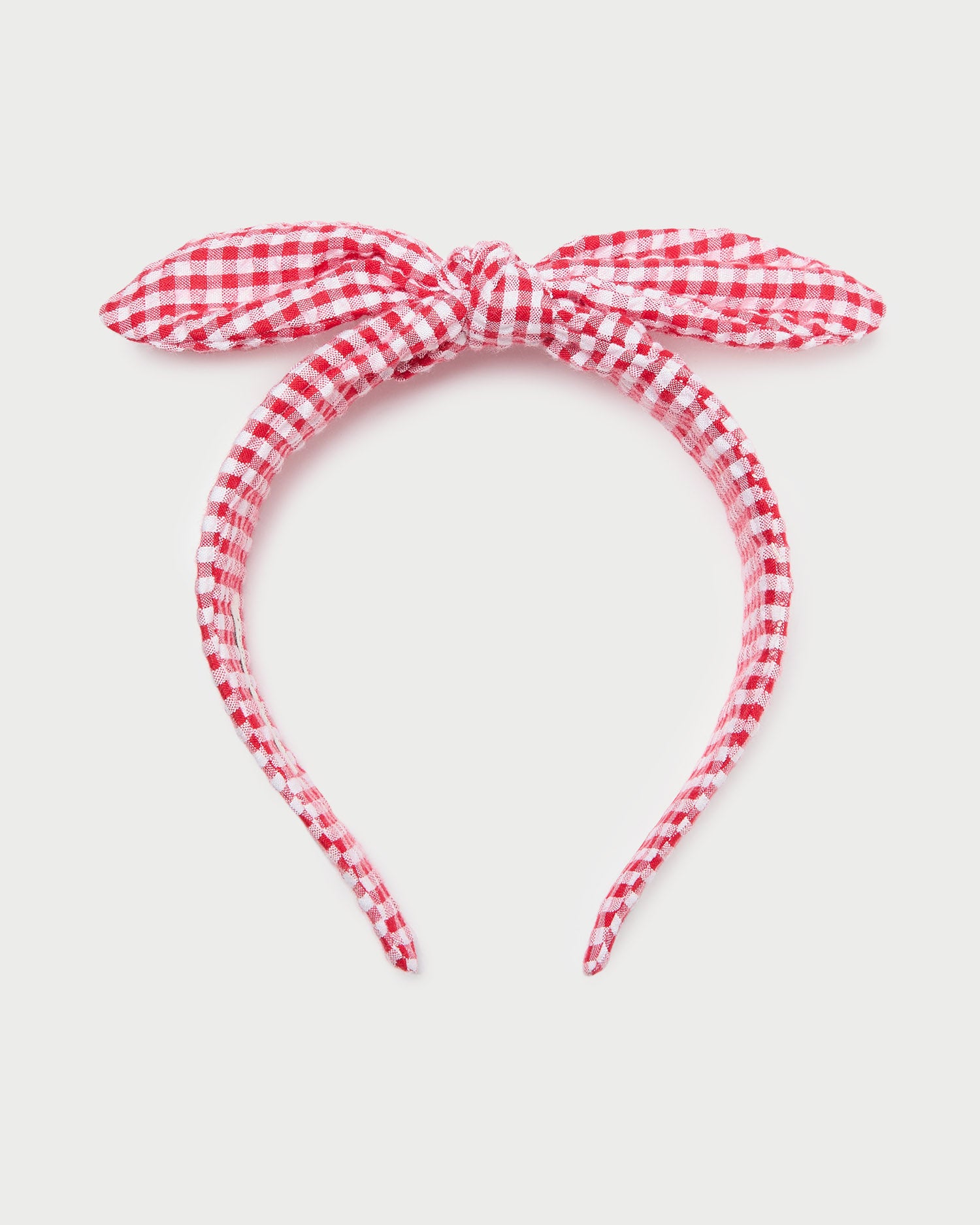 Meadow Red Gingham Knot Headband I Hair Accessories I Accessories