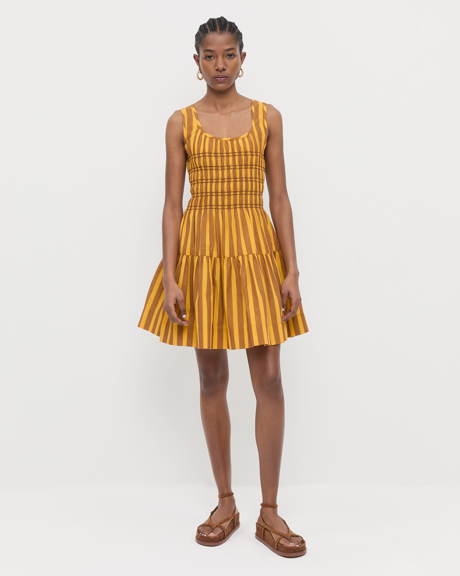 Melody Dress - Brown/Butter / XXS Melody Dress - Brown/Butter / XXS
