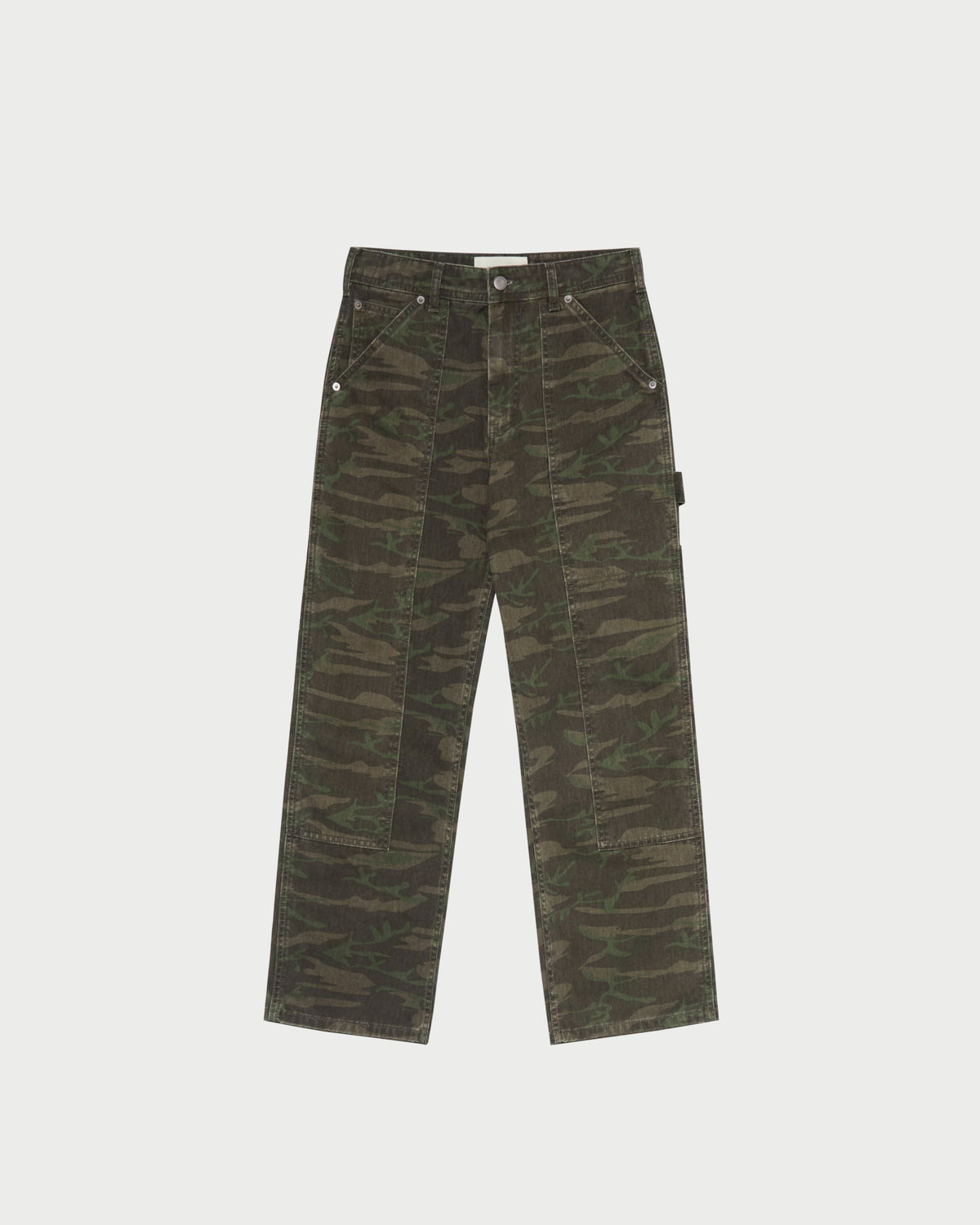 Molly Workwear Jean in dark camo denim.