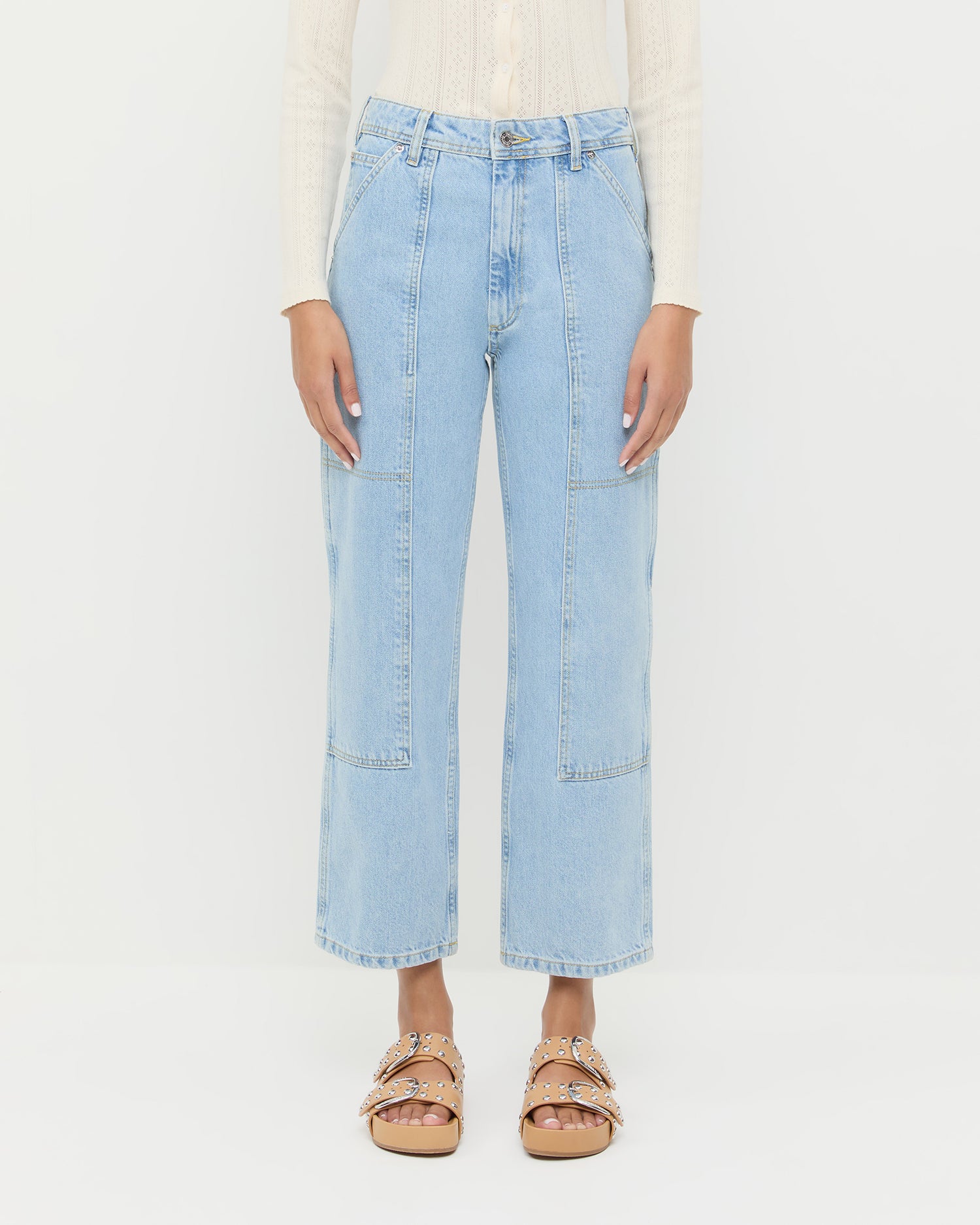 Molly Light Denim Workwear Jean | Bottoms | Apparel