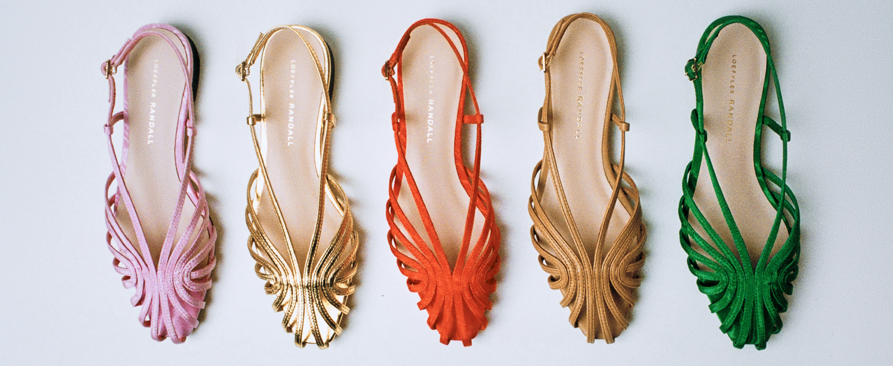 Devon Pink Moiré Slingback Sandal, Devon Gold Slingback Sandal, Devon Red Moiré Slingback Sandal, Devon Dune Slingback Sandal, Devon Green Moiré Slingback Sandal - Loeffler Randall