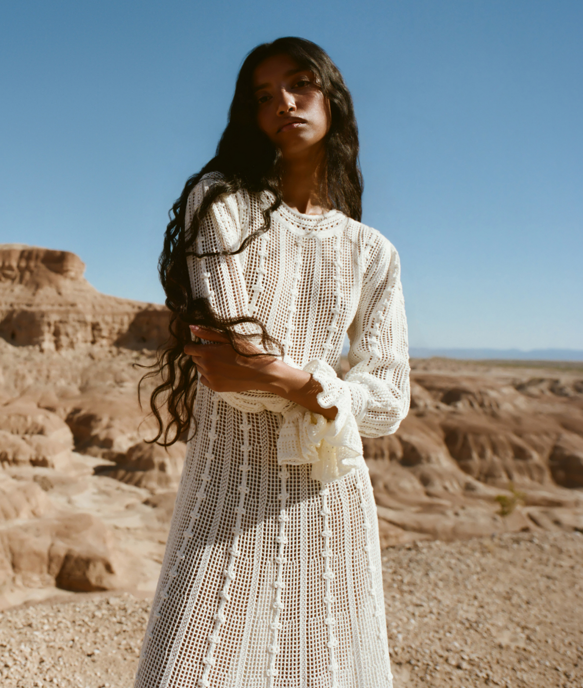Dorothy Dress in cream cotton - Loeffler Randall