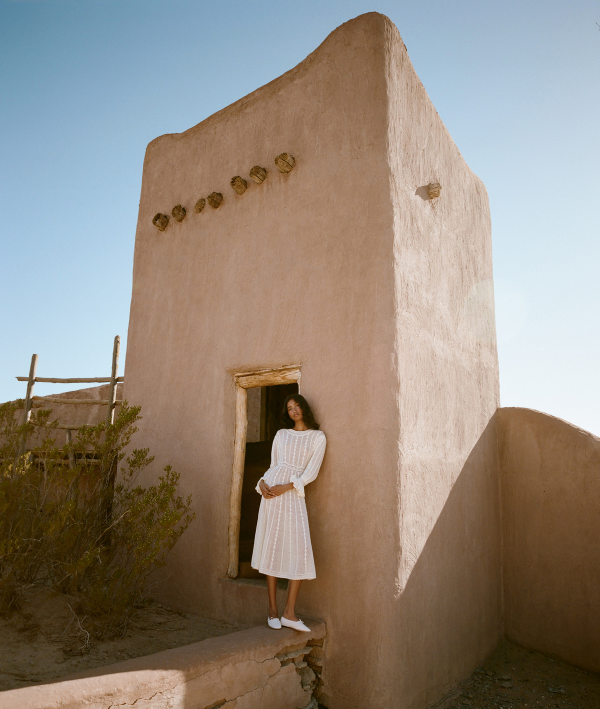 Dorothy Dress in cream cotton - Loeffler Randall