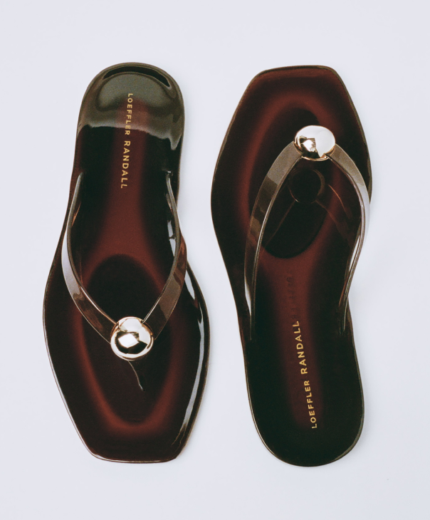 Jovie Brown Jelly Flip Flop - Loeffler Randall