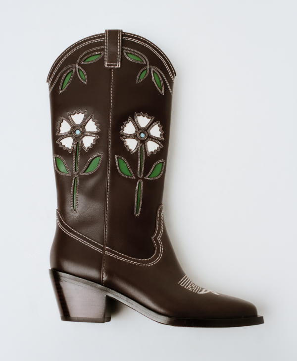 Wilder Brown Leather Tulip Boot - Loeffler Randall