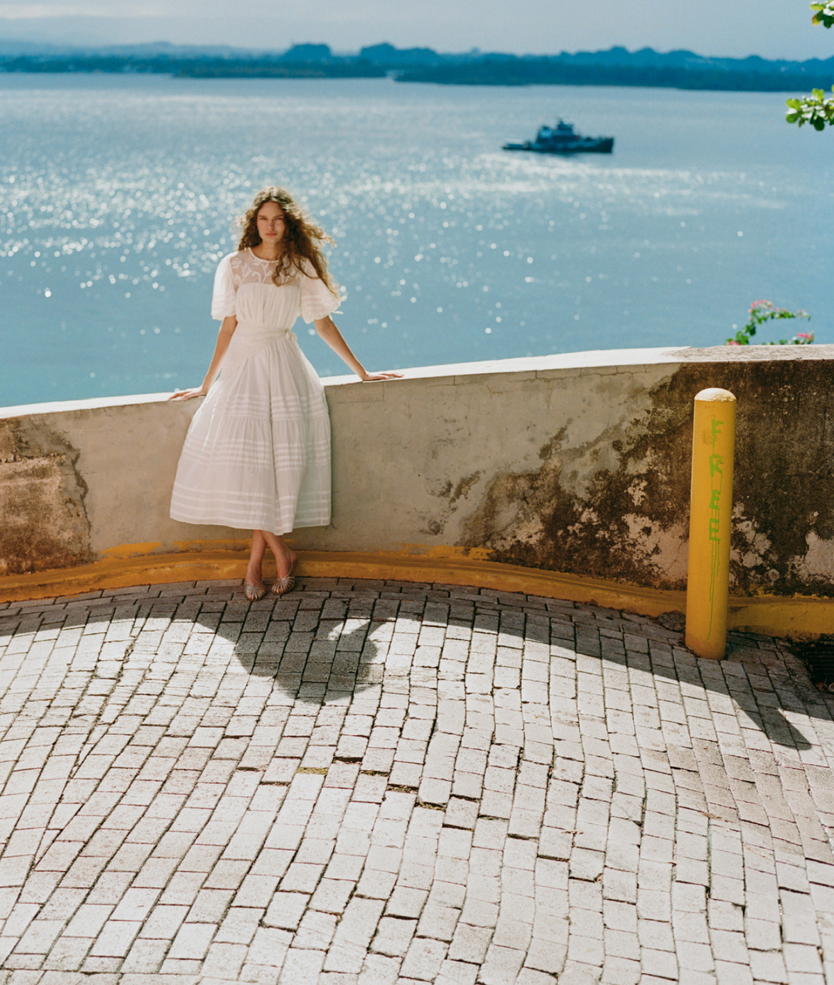 Eira Dress in white cotton - Loeffler Randall