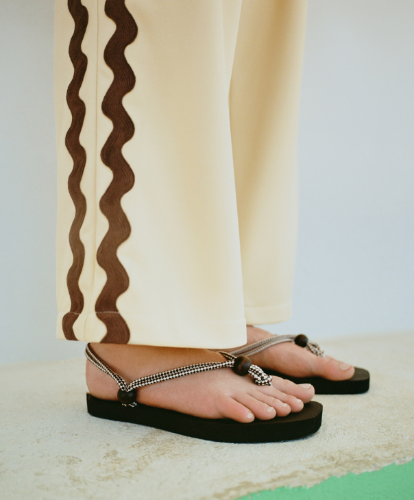 Mika Brown/Cream Sport Sandal - Loeffler Randall
