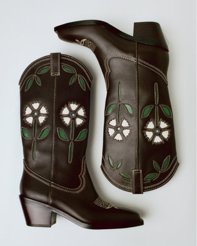 Wilder Butter/Brown Western Boot - Loeffler Randall