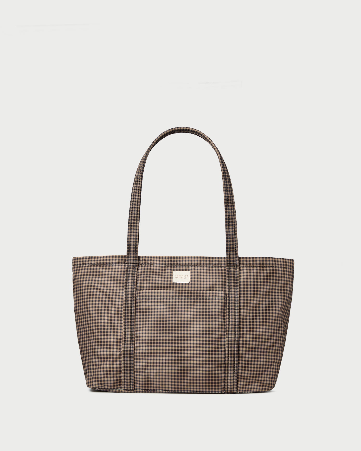 Mira Brown/Black Check Everyday Tote | Totes | Handbags
