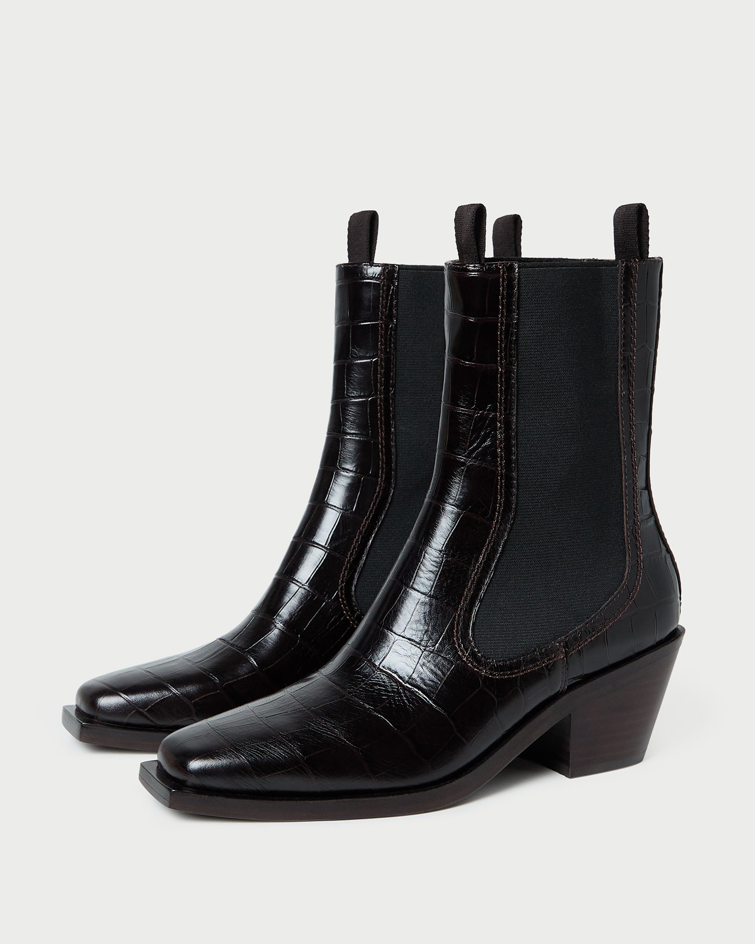 Nat Crocodile Leather Ankle Boot | Ankle Boots | Footwear