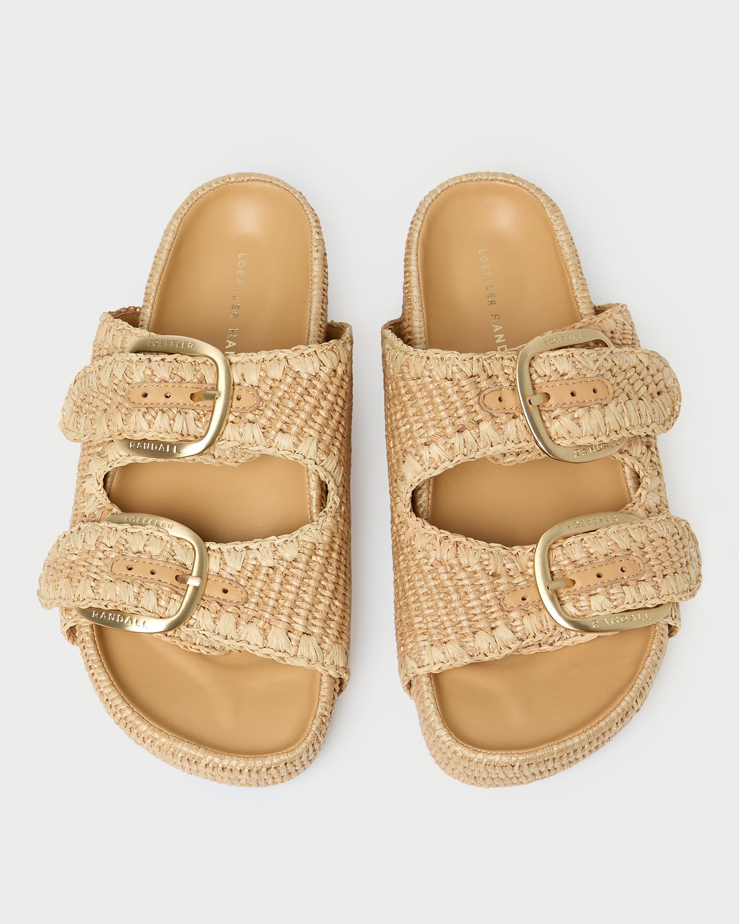 Nico Natural Two-Band Sandal | Flat Sandals | Footwear