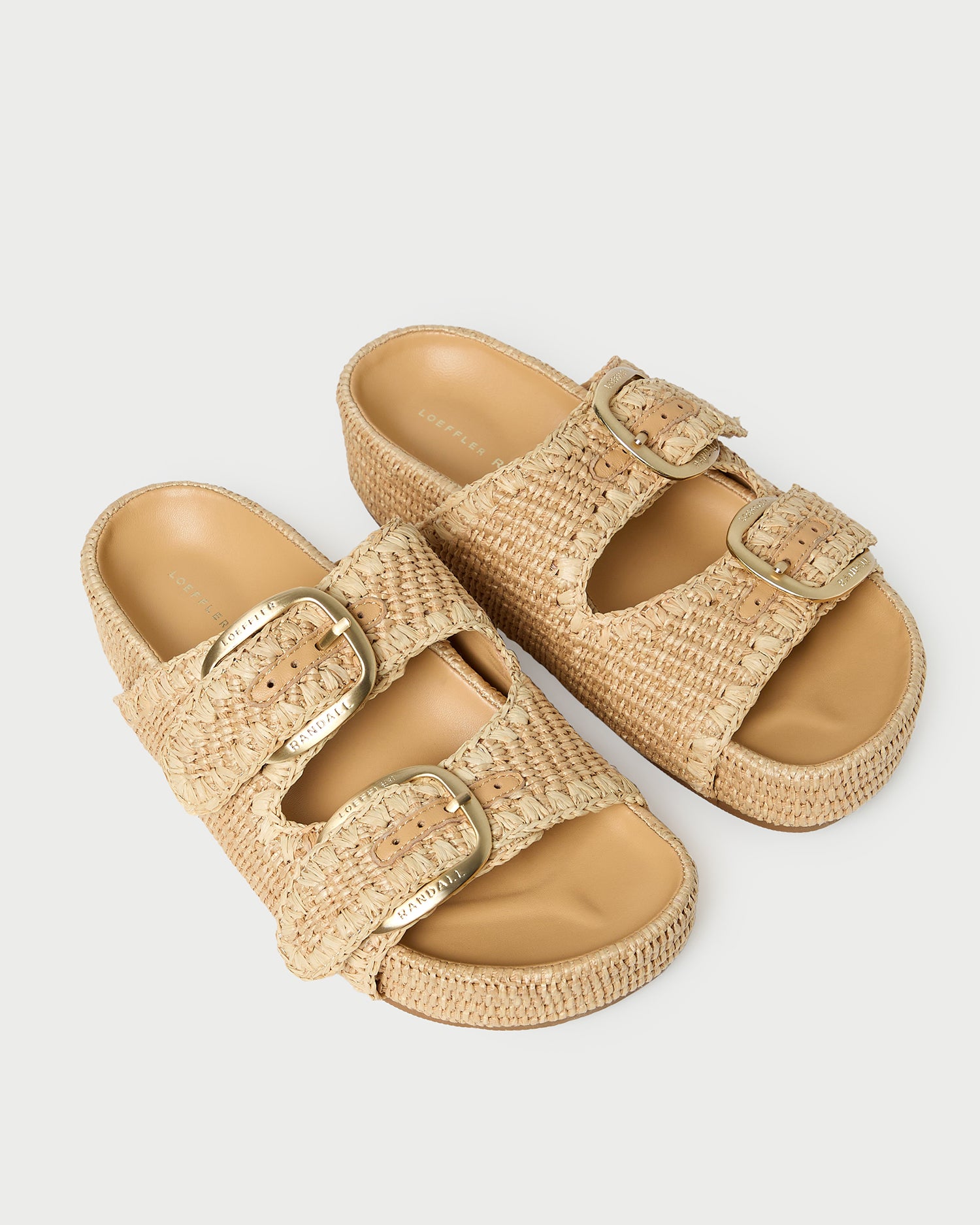 Nico Natural Two-Band Sandal | Flat Sandals | Footwear