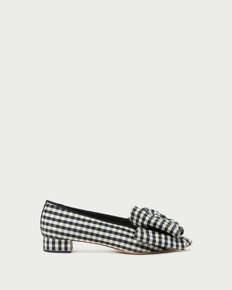 Color: Black/White Gingham
