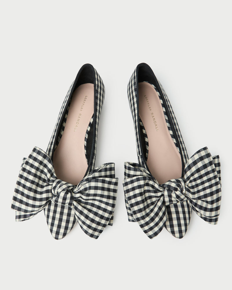 Color: Black/White Gingham