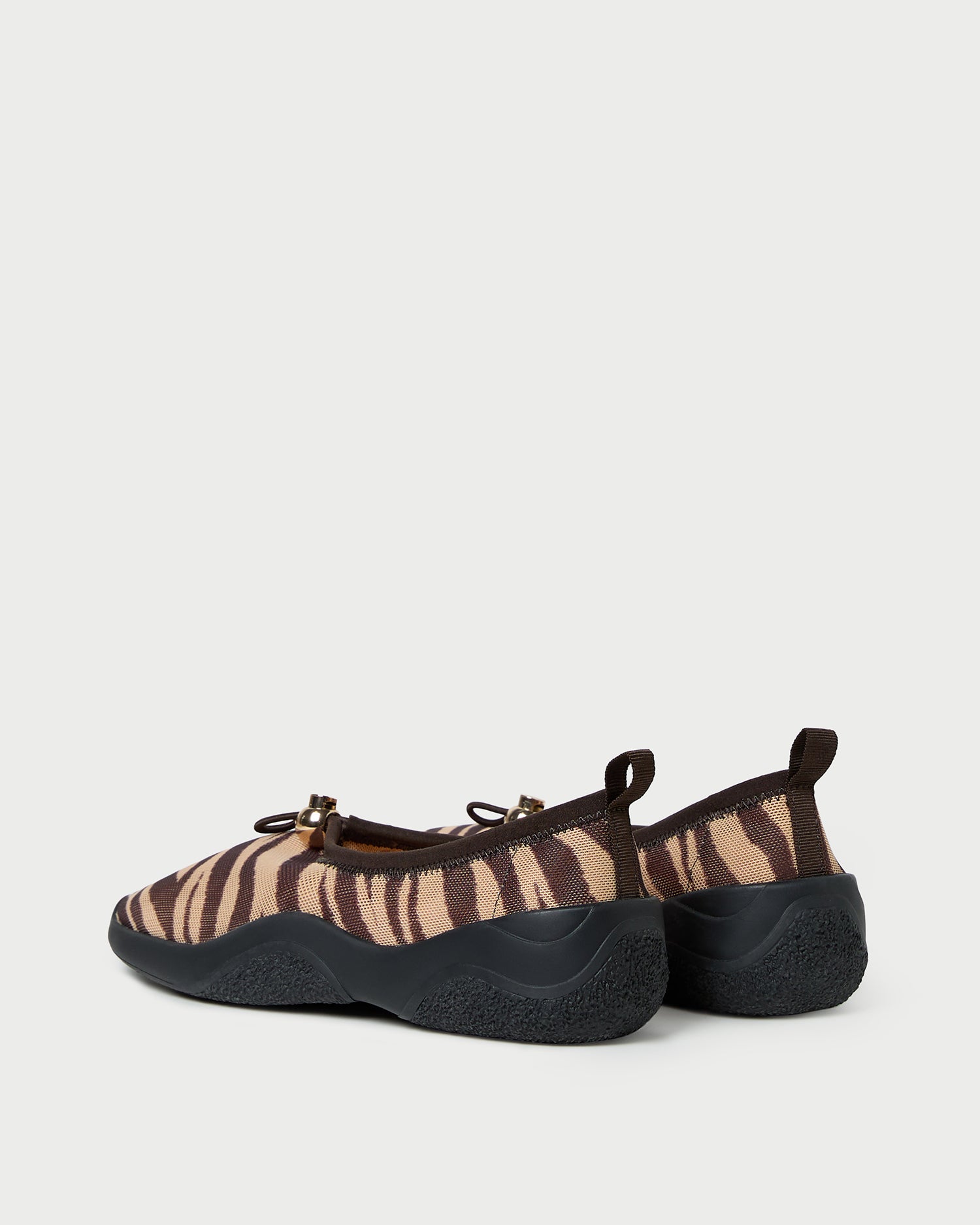 Raina Zebra Mesh Flat | Flats | Footwear