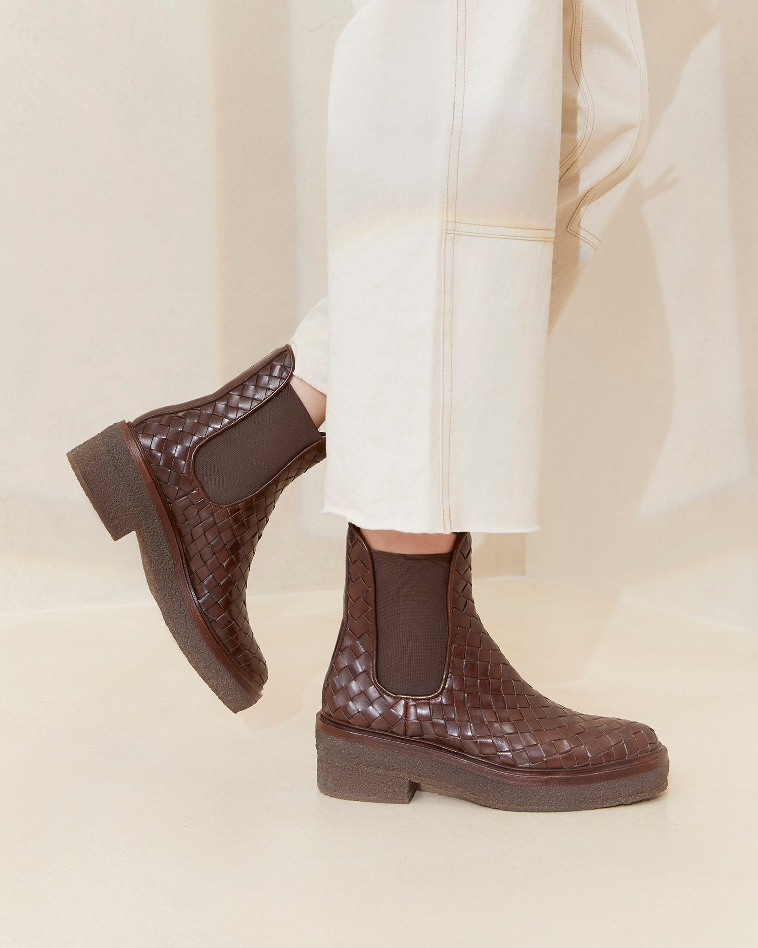 Loeffler Randall | Raquel Espresso Pull-On Boot l Ankle Boots l