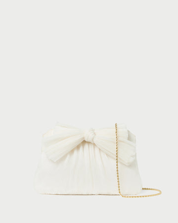Rayne Pearl Bow Clutch