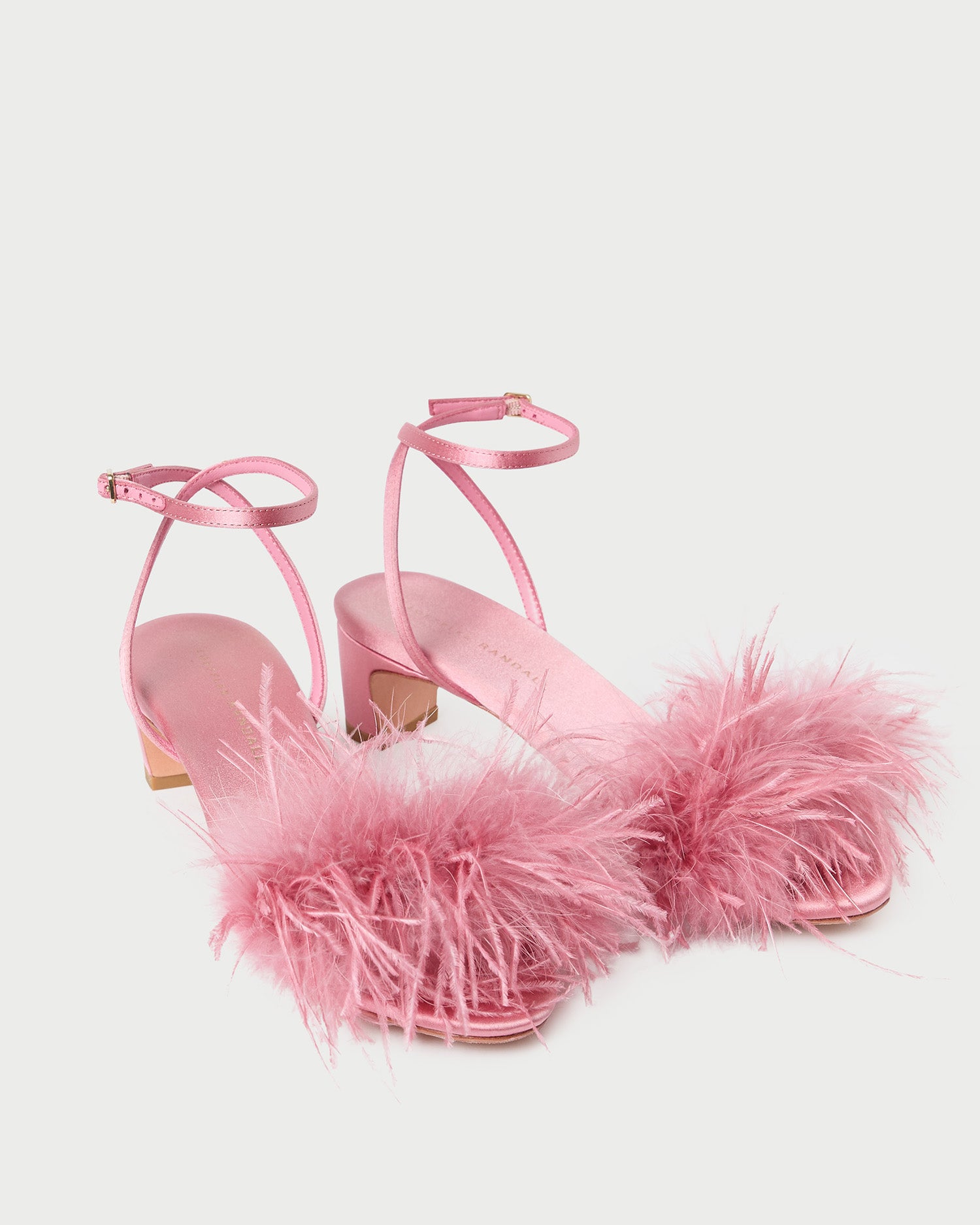 Bridal Heels Pink Pom Pom Heels Pink Pom Pom Shoes Peep Toe