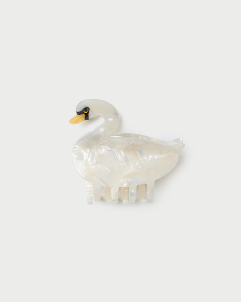 Swan Pearl Hairclip | Claw Clips | Accessories display picture 3