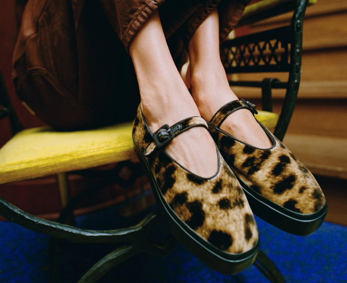 Cooper Leopard Velvet Mary Jane - Loeffler Randall