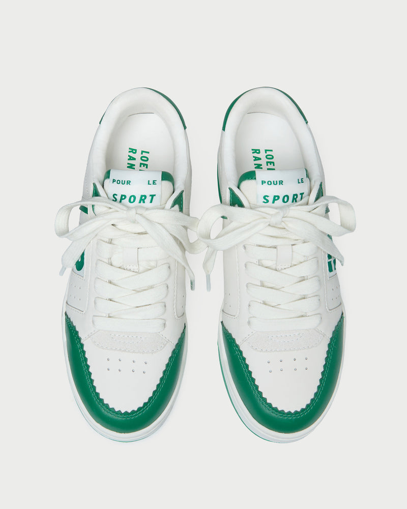 Color: Cream/Green