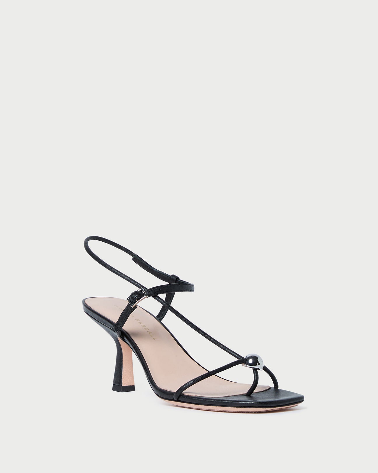 TRIANA MID HEEL SANDAL W/CRYSTALS