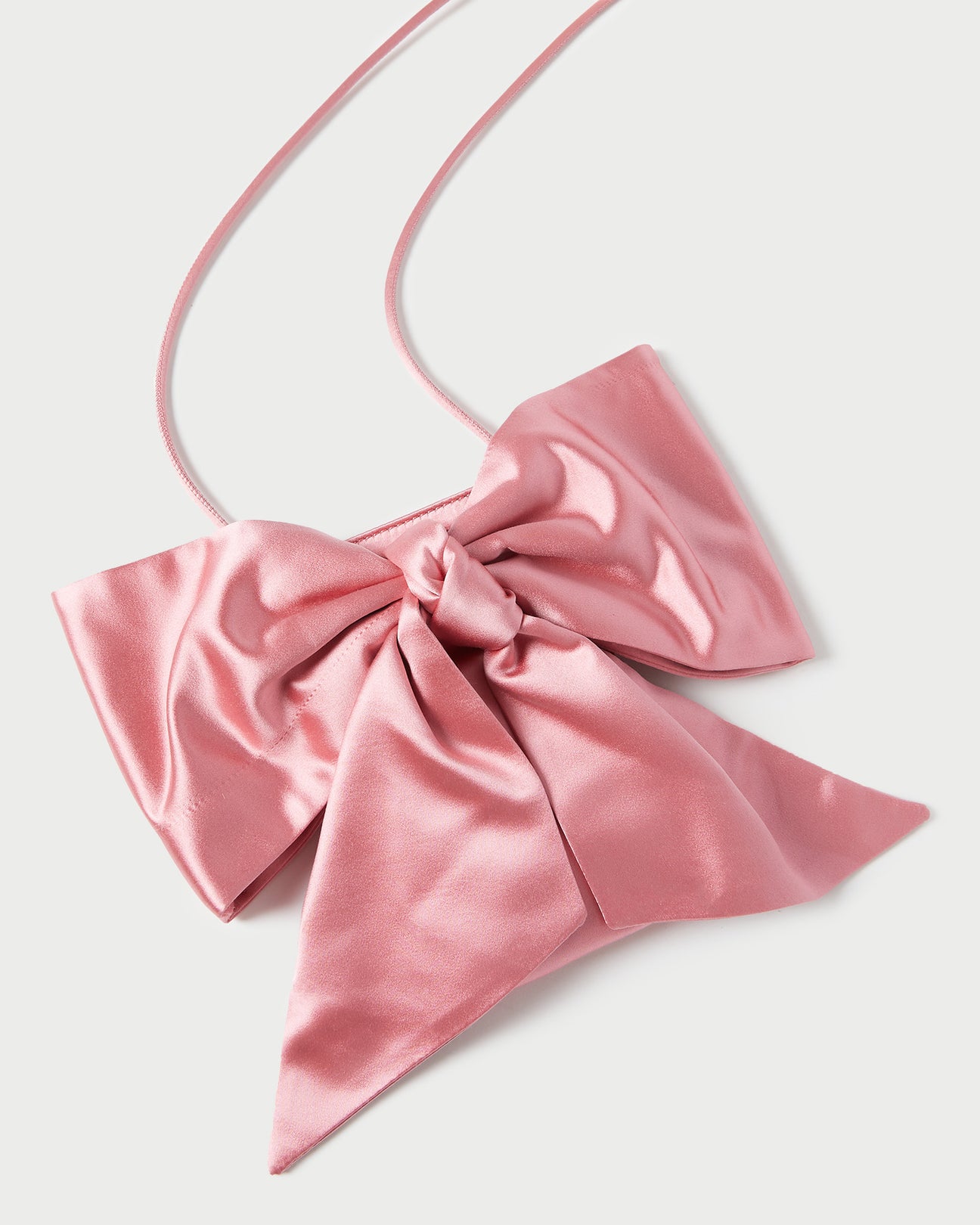 Loeffler Randall | Violet Rose Satin Bow Crossbody l Crossbodies l Handbags