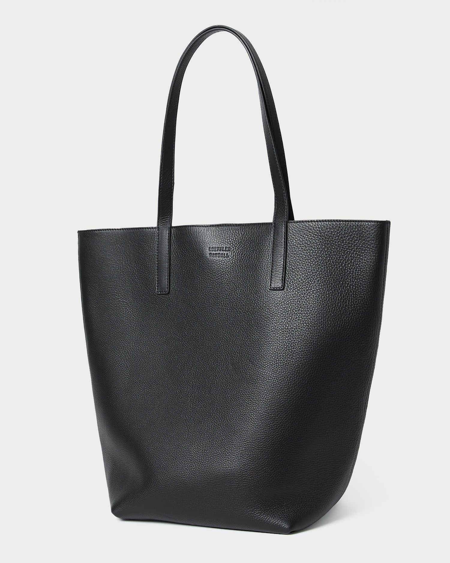 Pebbled tote bag best sale