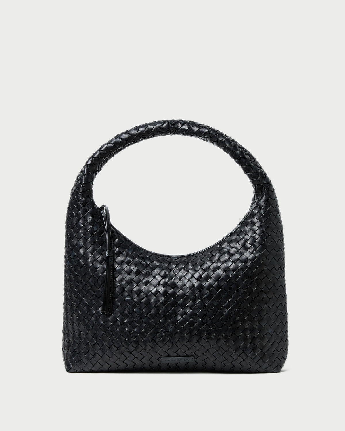 Willow Black Woven Hobo Bag | Shoulder Bags | Handbags