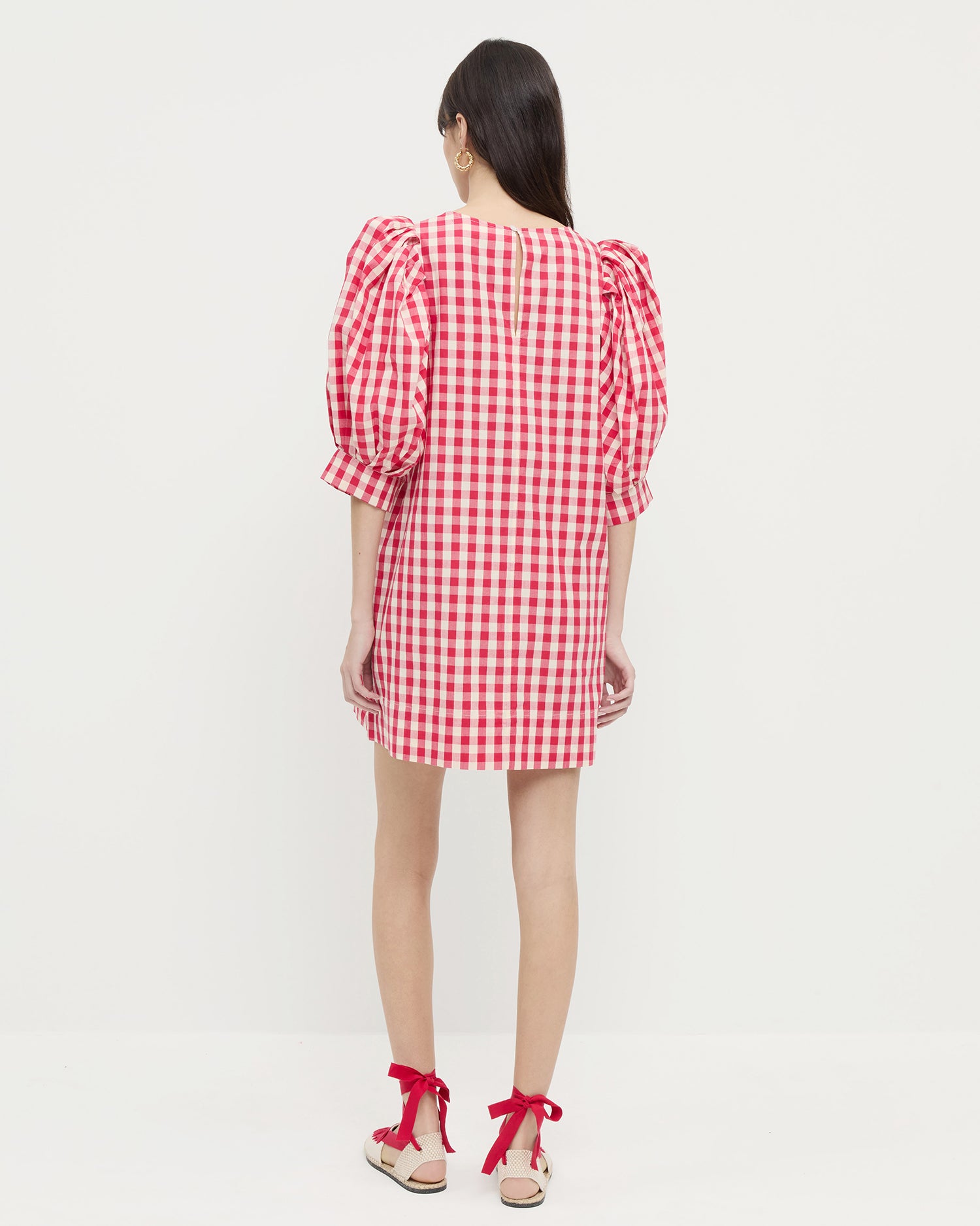 Willy Red Gingham Mini Dress | Dresses
