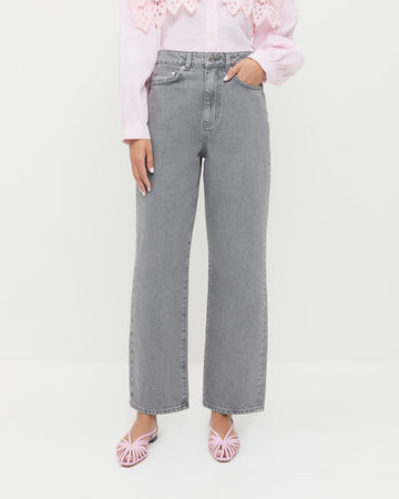 Winona Grey Denim Pant | Bottoms | Apparel
