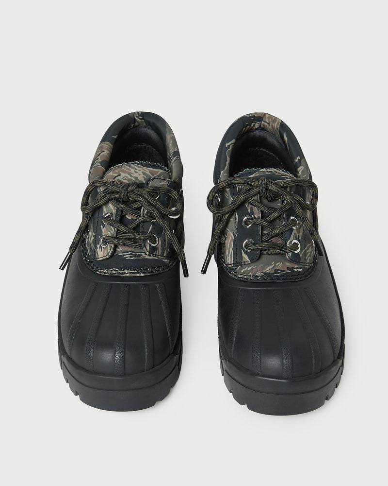 Zola Camo Weather-Ready Lug Shoe in camo nylon.