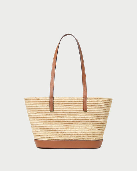 Adler Natural/Cognac Mini Tote | Totes | Handbags