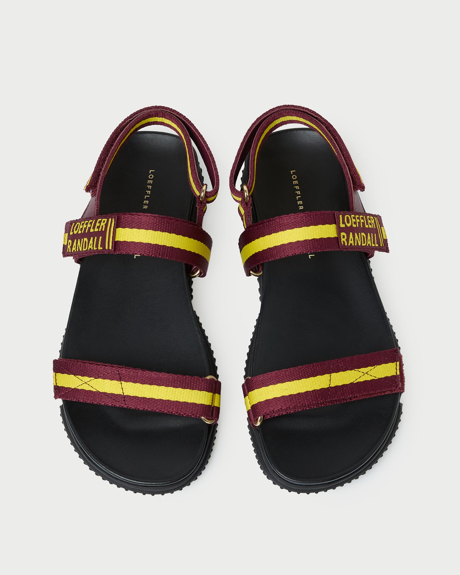 Arlo Maroon/Yellow Sport Sandal | Flat Sandals | Footwear