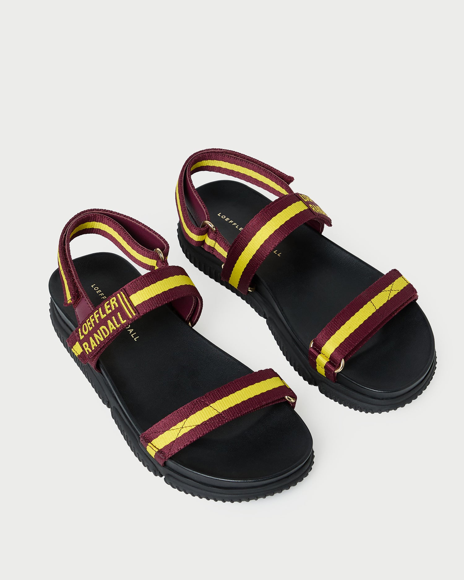 Arlo Maroon/Yellow Sport Sandal | Flat Sandals | Footwear