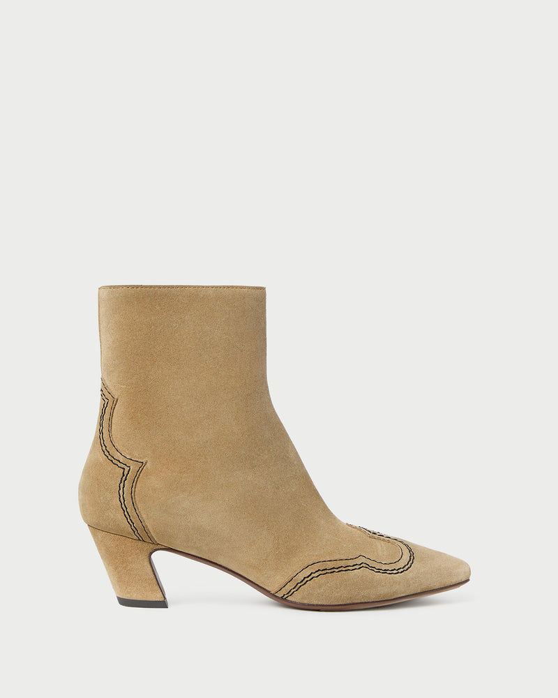 Aspen Sand Suede Ankle Boot